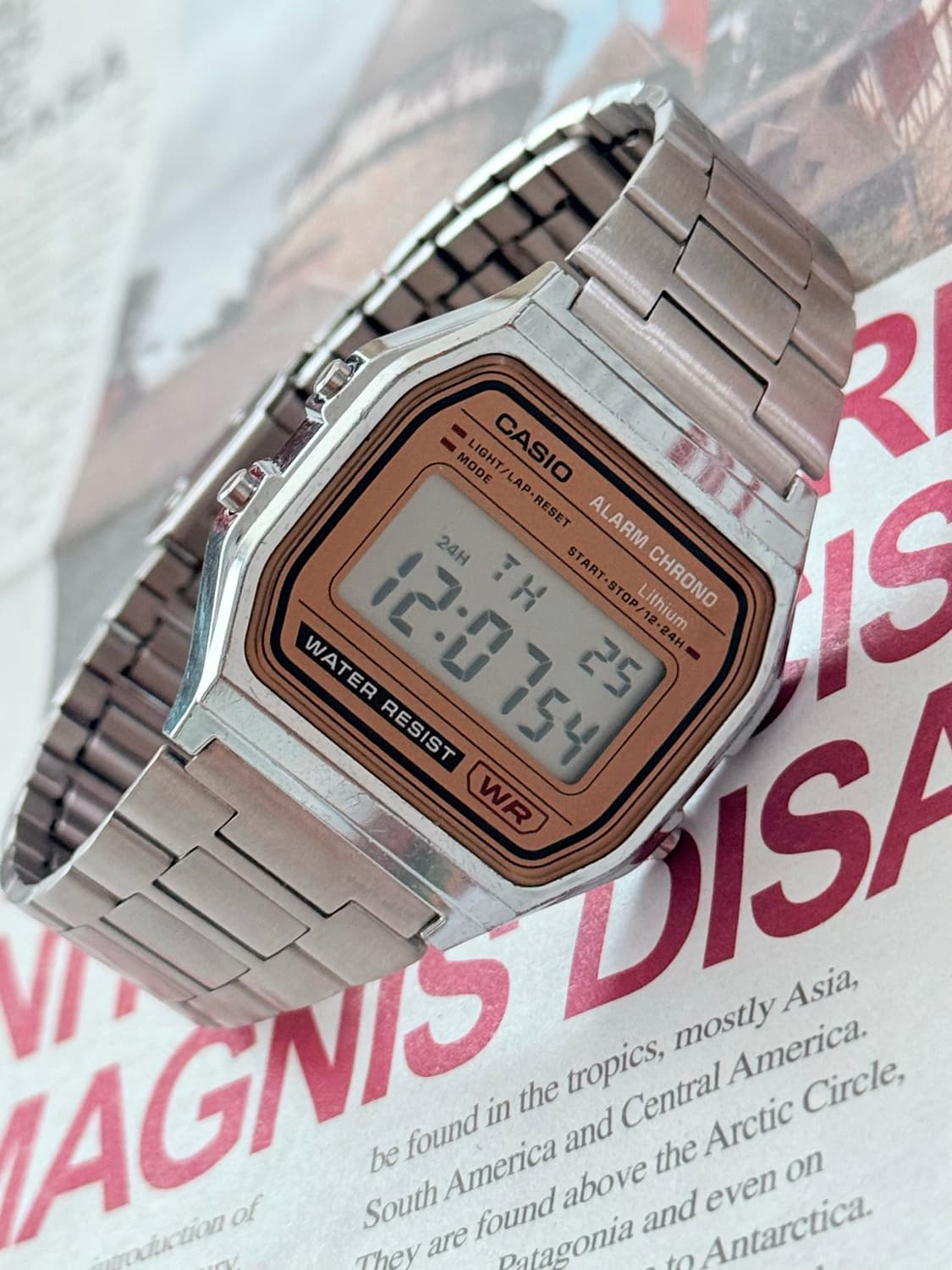 Casio 카시오 디지털 알람 크로노 그래프 메탈 1989 상품이미지4