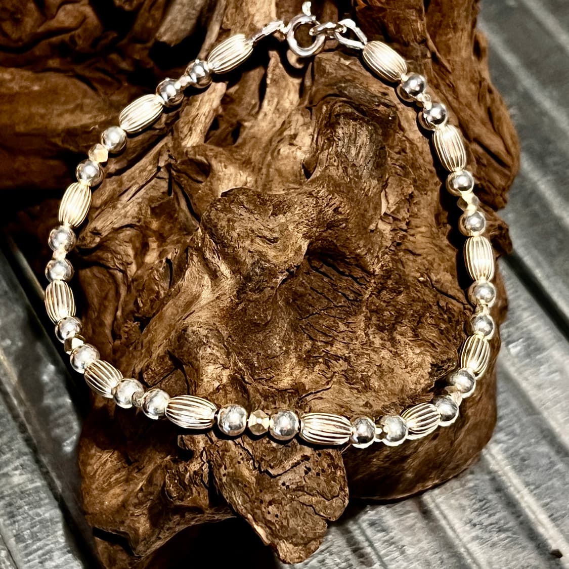 실버 비즈 팔찌 인디언주얼리 네이티브아메리칸 상품이미지1