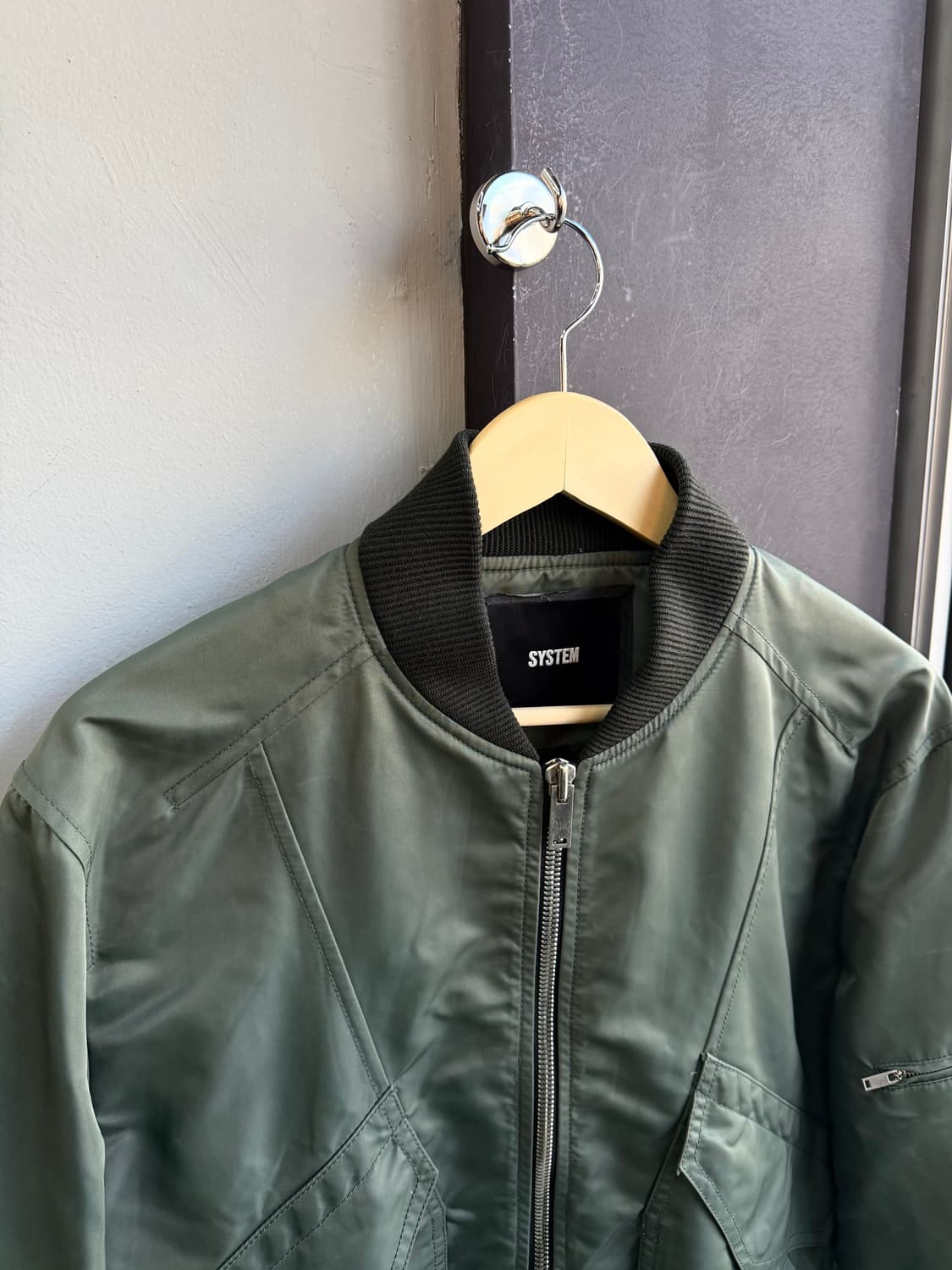 105/ 시스템옴므 MA-1 나일론 봄버 자켓 상품이미지3