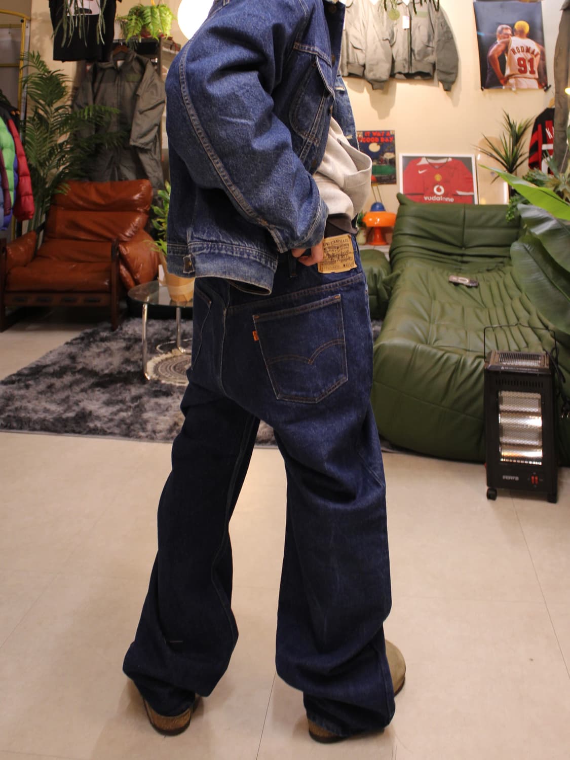 80s USA Levi’s 517 Orange Tab Scovillzip 상품이미지3