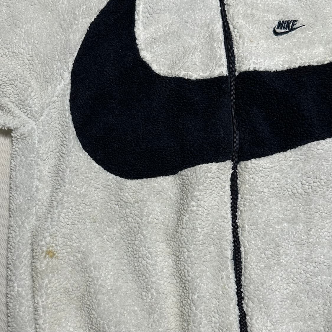 XL 나이키 빅스우시 리버시블 화이트 플리스 상품이미지6