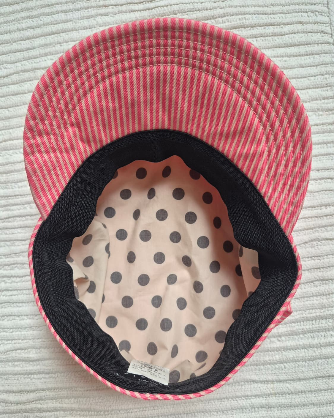 2006 SISLEY Stripe Work Cap (Pink/s~m) 상품이미지5