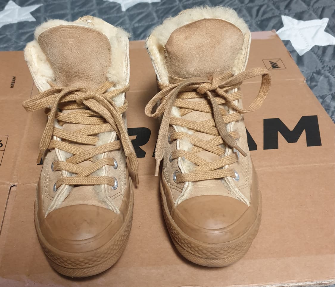 (한정판) 컨버스 트라이패널 셔링 양털 척70 하이 스니커즈 (220) 상품이미지4