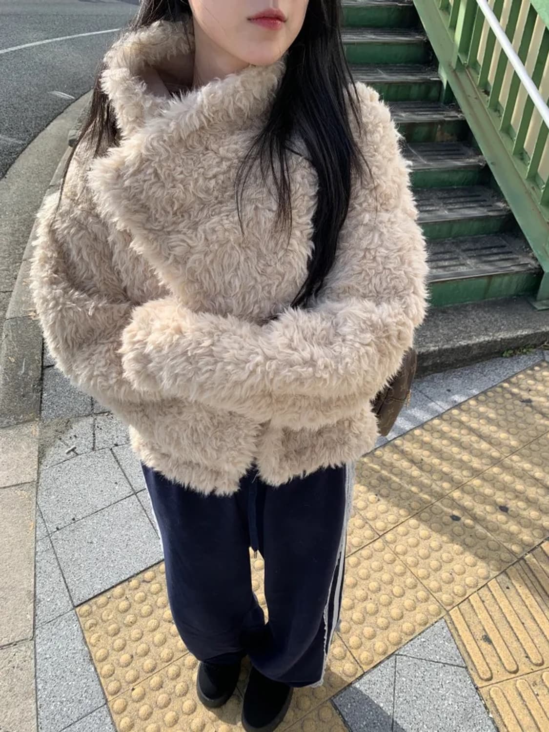 양톨 뽀글이 무스탕 상품이미지1