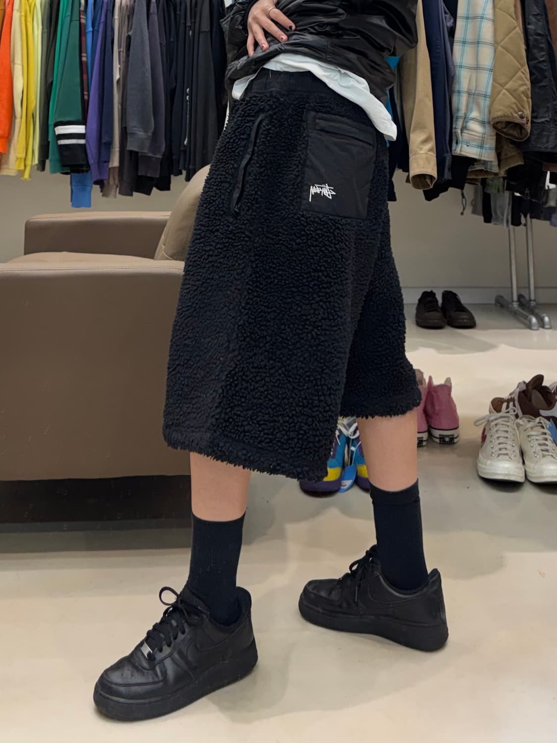 스투시 양모 하프팬츠 상품이미지7