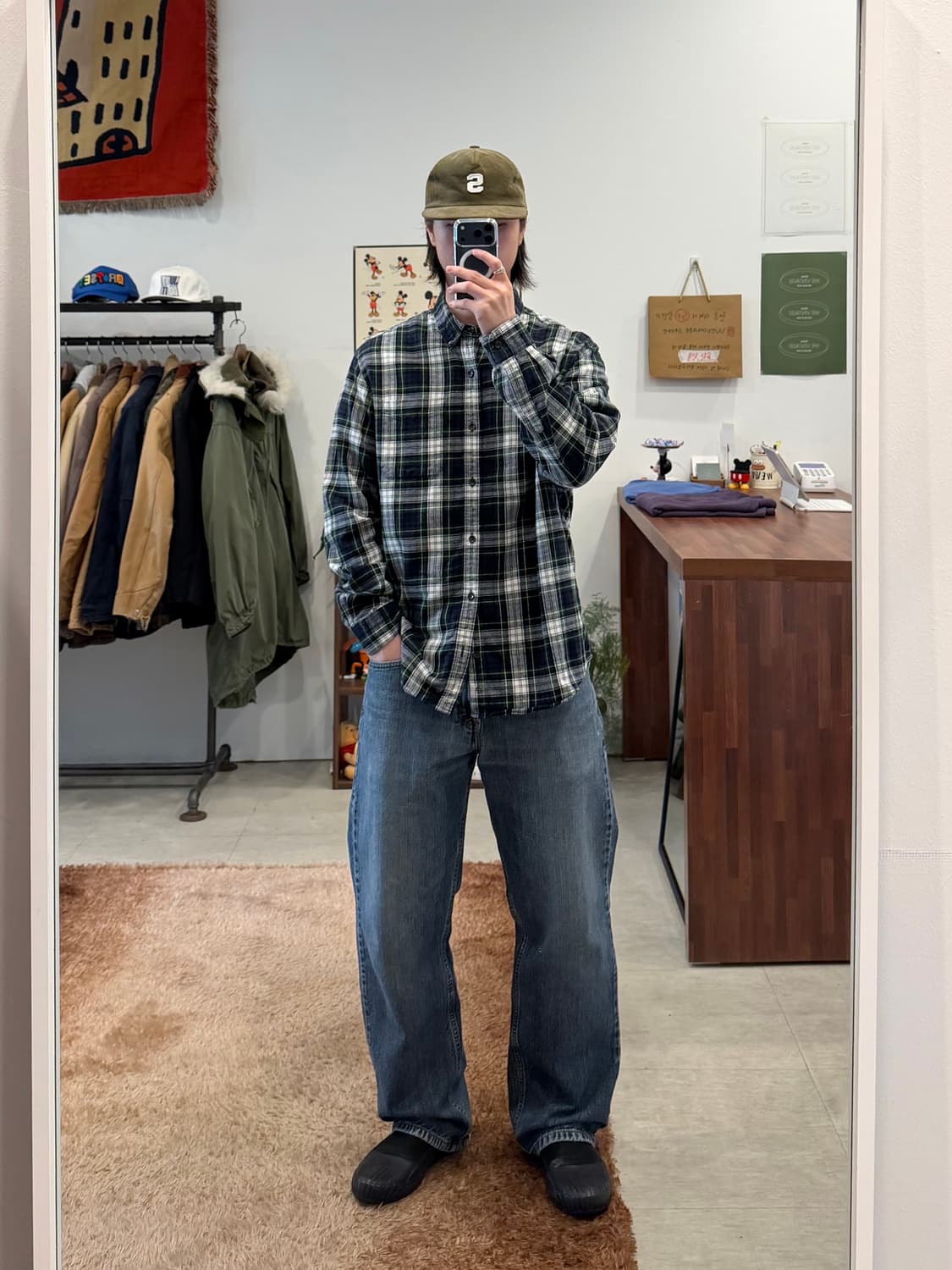 L.L.Bean 엘엘빈 플란넬 체크 셔츠 상품이미지2