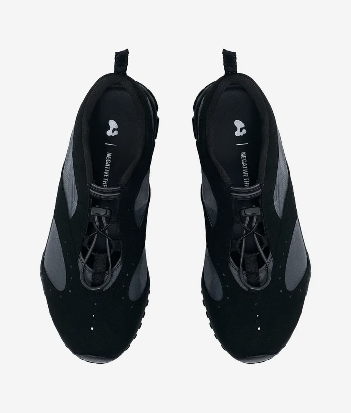 [230] 허그유어스킨 하프톤 스트링 스니커즈 블랙 상품이미지4