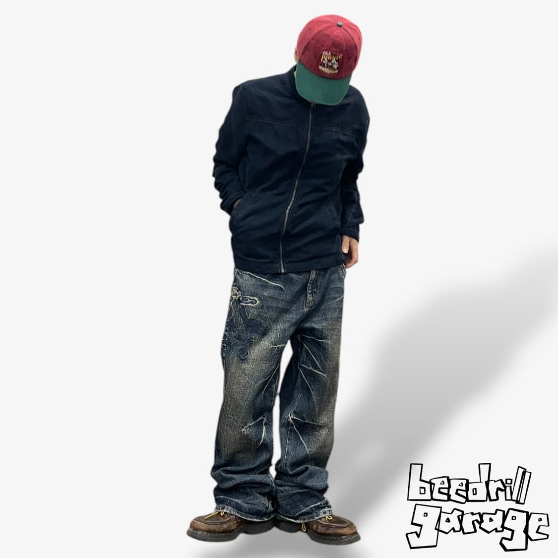 오사카 빅트레인 오리엔탈 자수 데님팬츠 상품이미지1