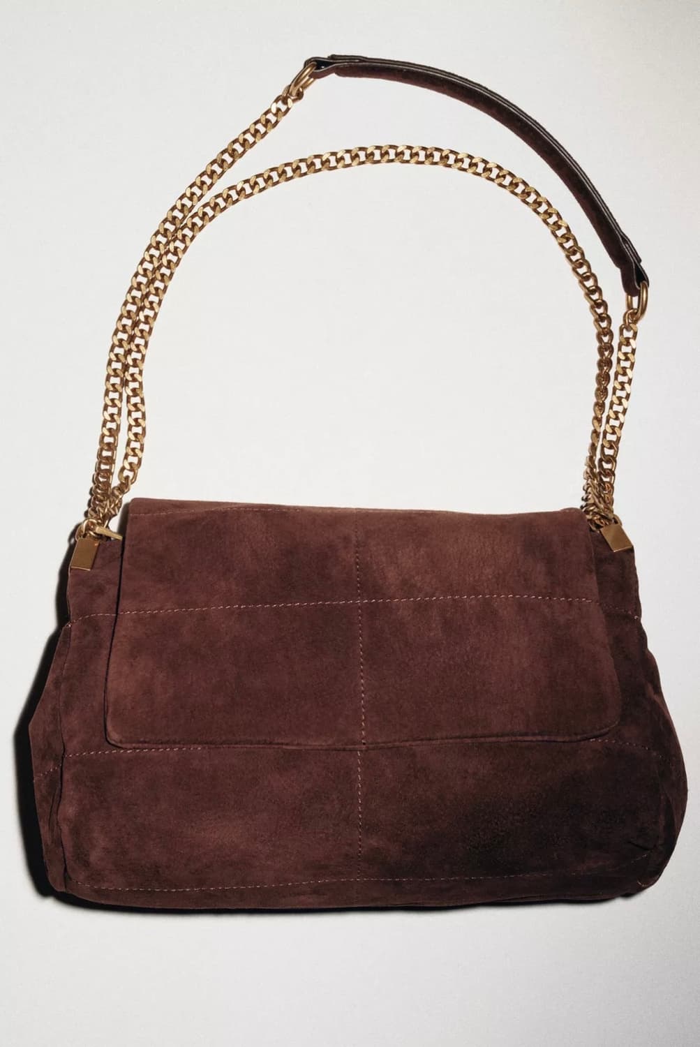 (상태 최상) 자라 ZARA 레더 숄더백 (초콜릿) 상품이미지4