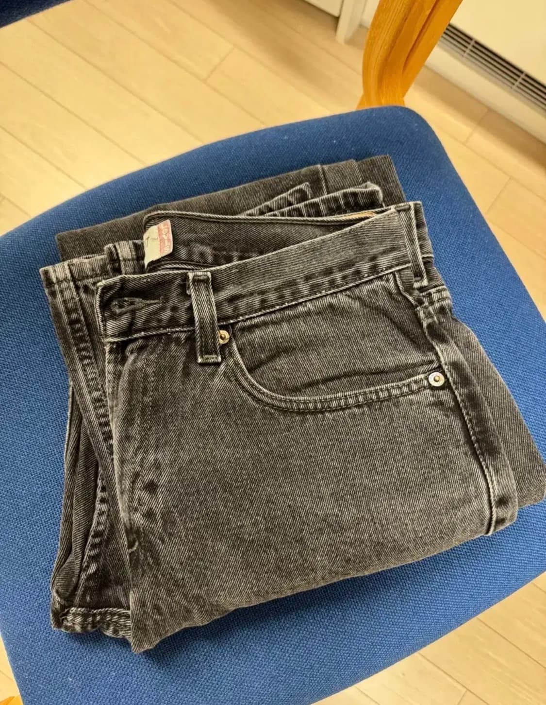 리바이스 505 흑청데님 32*34 상품이미지1