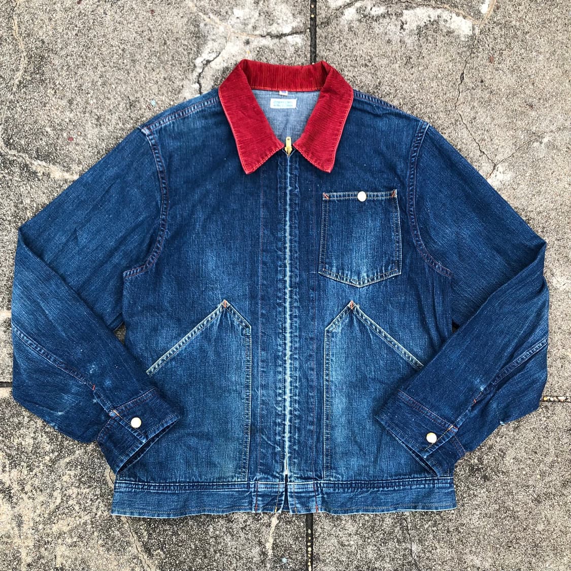 [M~L] Sugar Cane 슈가케인 데님 집업자켓 상품이미지1