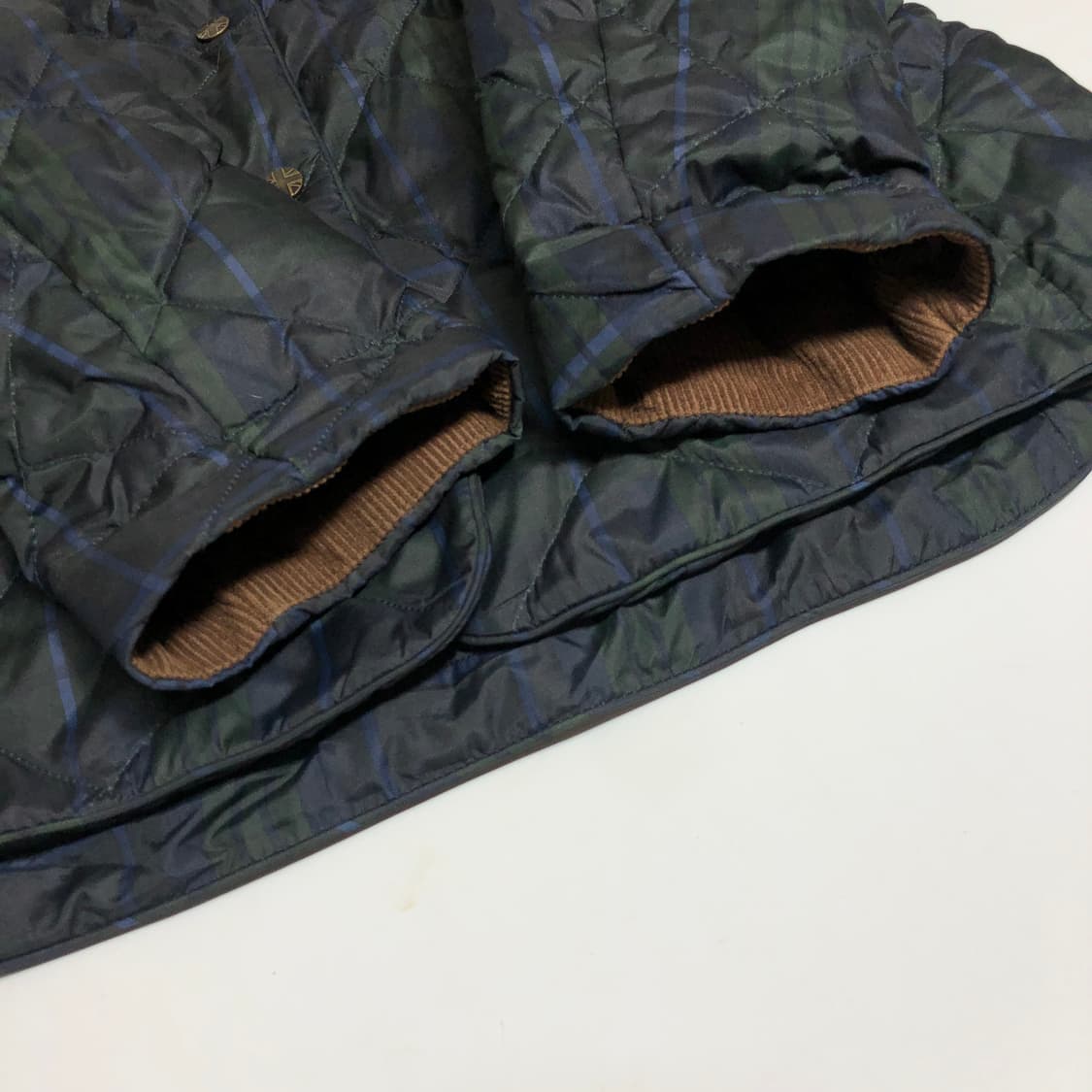 Merc 머크런던 타탄체크 퀄팅 점퍼 s 상품이미지5