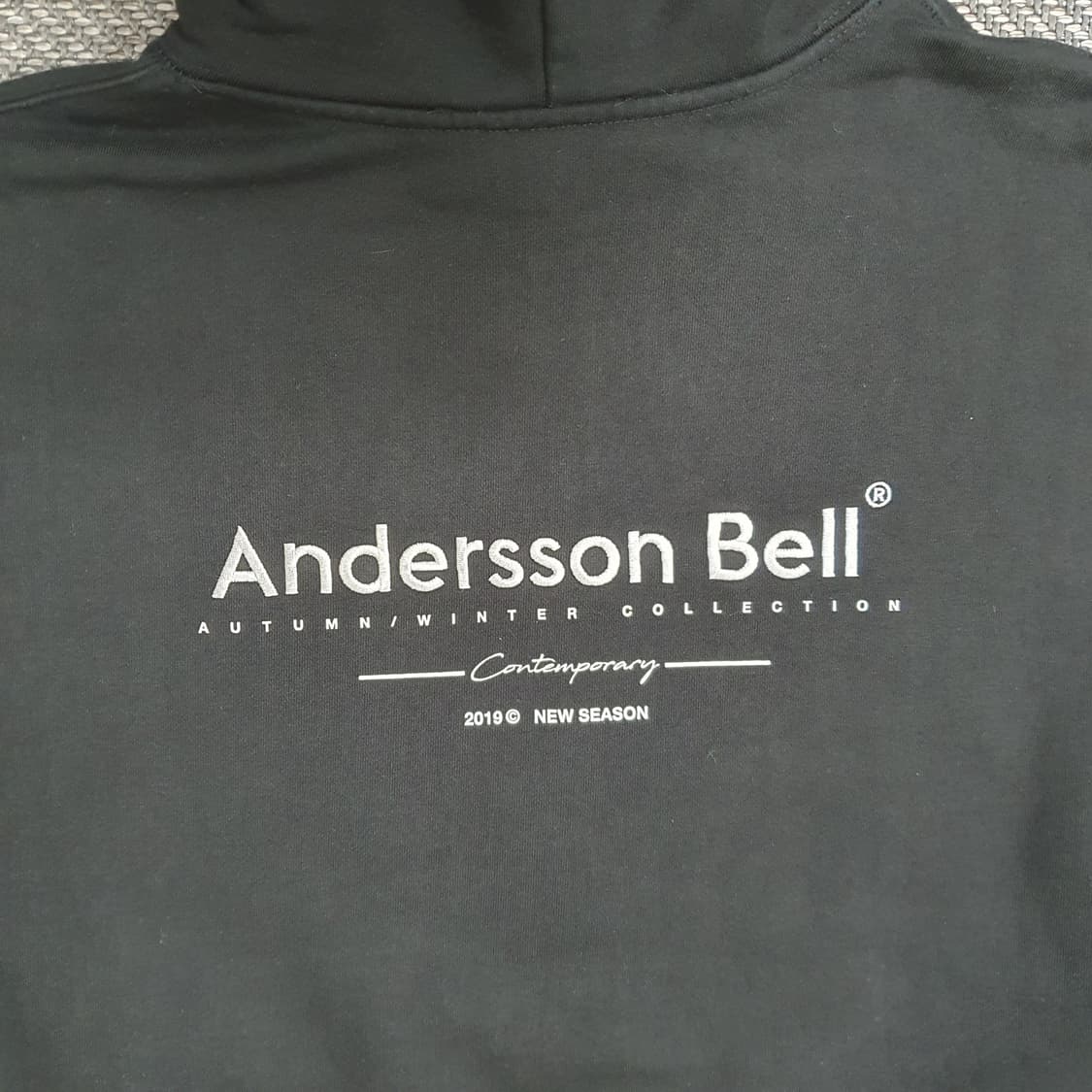 앤더슨벨 오버핏 기모 후드티 남자105 상품이미지5