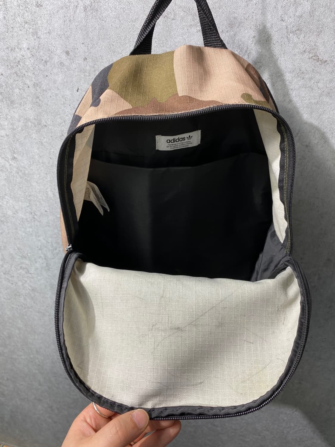 [30*42] Adidas 아디다스 카모플라쥬 립스탑 백팩 상품이미지6