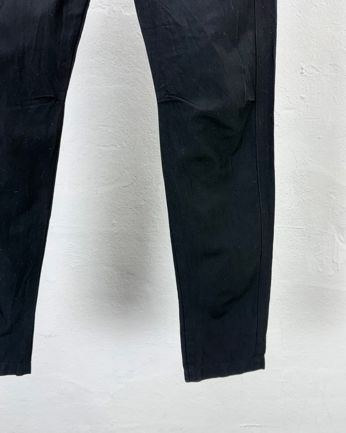 요지야마모토 와이즈 블랙 고시마 슬림 코튼 팬츠 상품이미지5