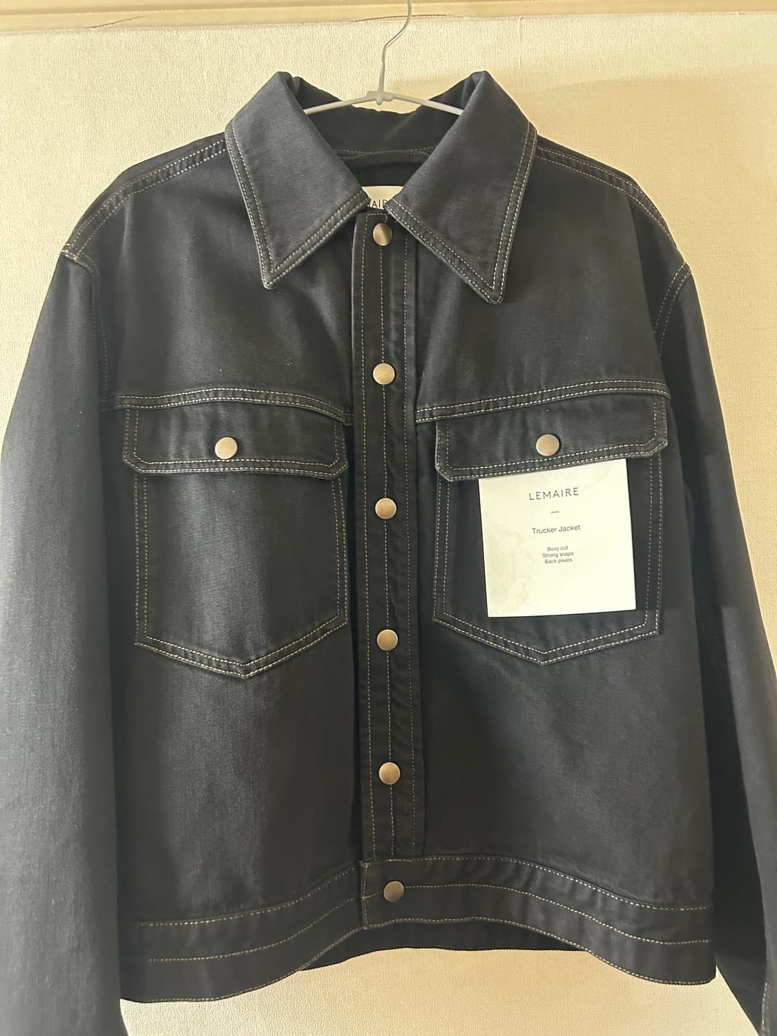 48 르메르 트러커자켓 블랙 상품이미지2