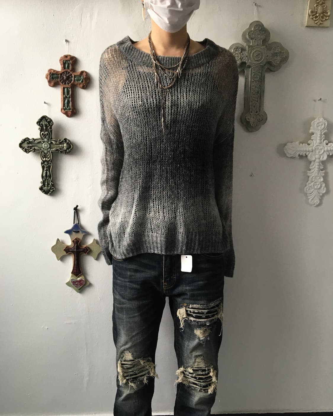 Dyed loose fit knit 상품이미지7