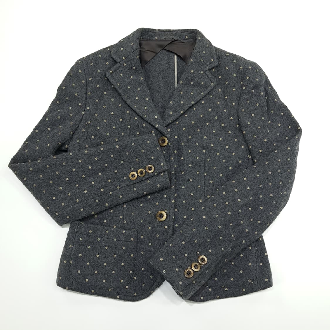 CN820W M 막스마라 위켄드 버진울 도트 자켓 상품이미지2