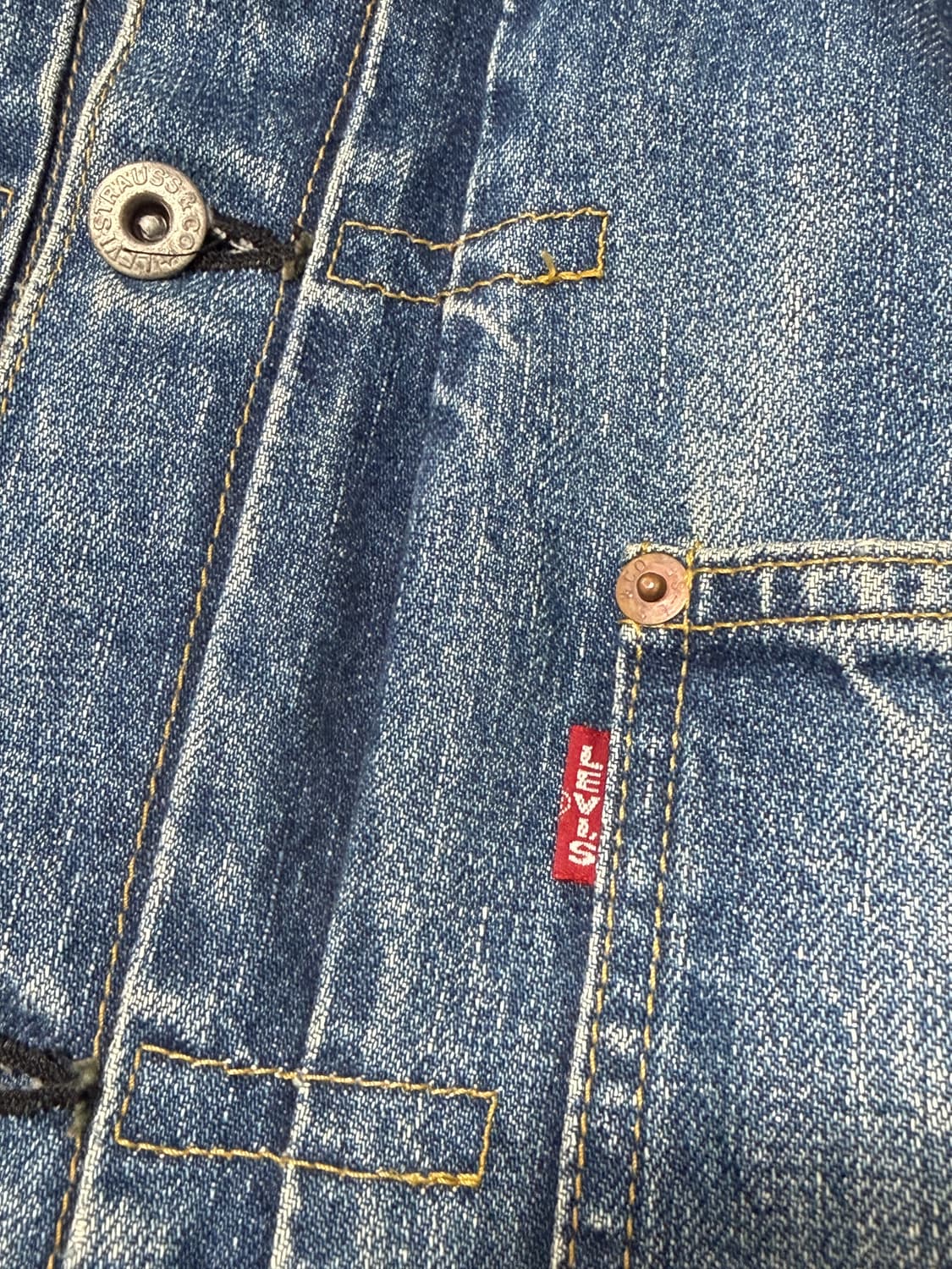 LEVIS 리바이스 1세대 빅 E 데님 자켓 90s 상품이미지3