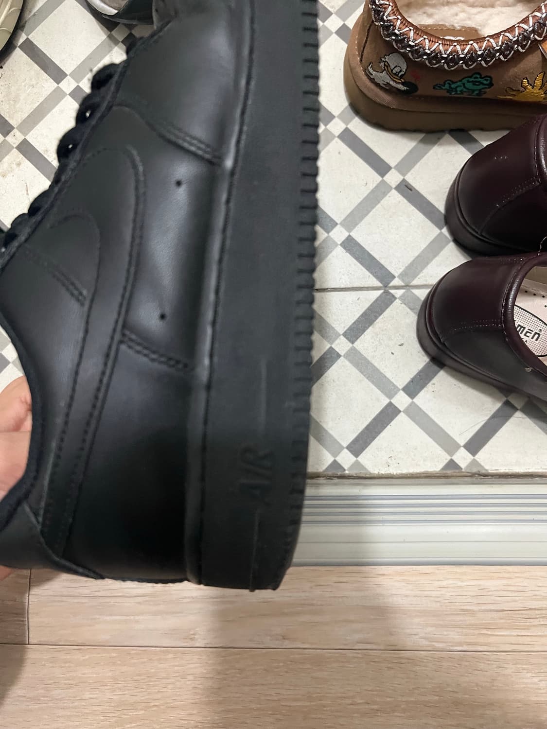 나이키 에어포스 블랙 265mm 상품이미지6