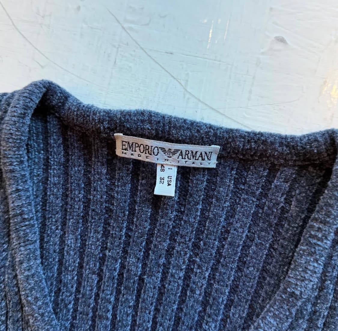 90s 엠프리오 아르마니 브이넥 니트 스웨터 상품이미지5