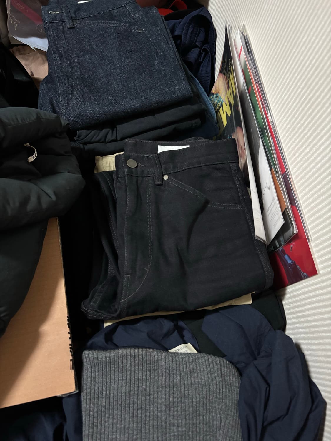 르메르 블랙 데님 팬츠 46 상품이미지4