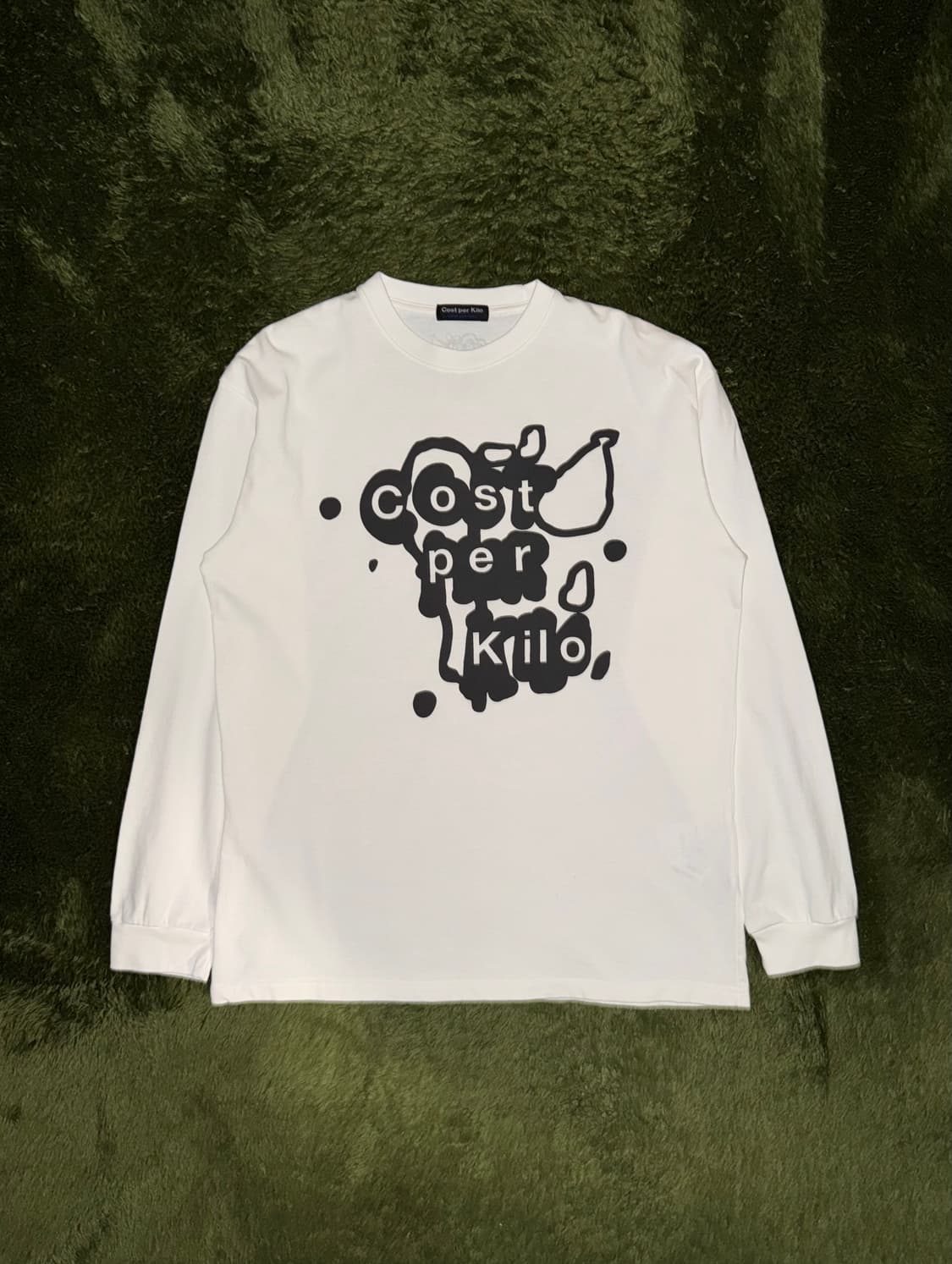 [XL] 코스트 퍼 킬로 스플레터 텍스쳐드 로고 롱슬리브 상품이미지1