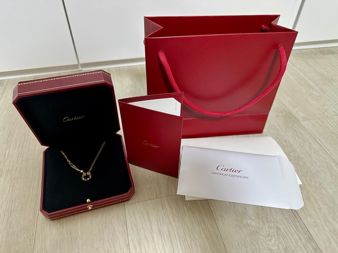 까르띠에 러브 펜던트 다이아 목걸이 팝니다. 상품이미지3