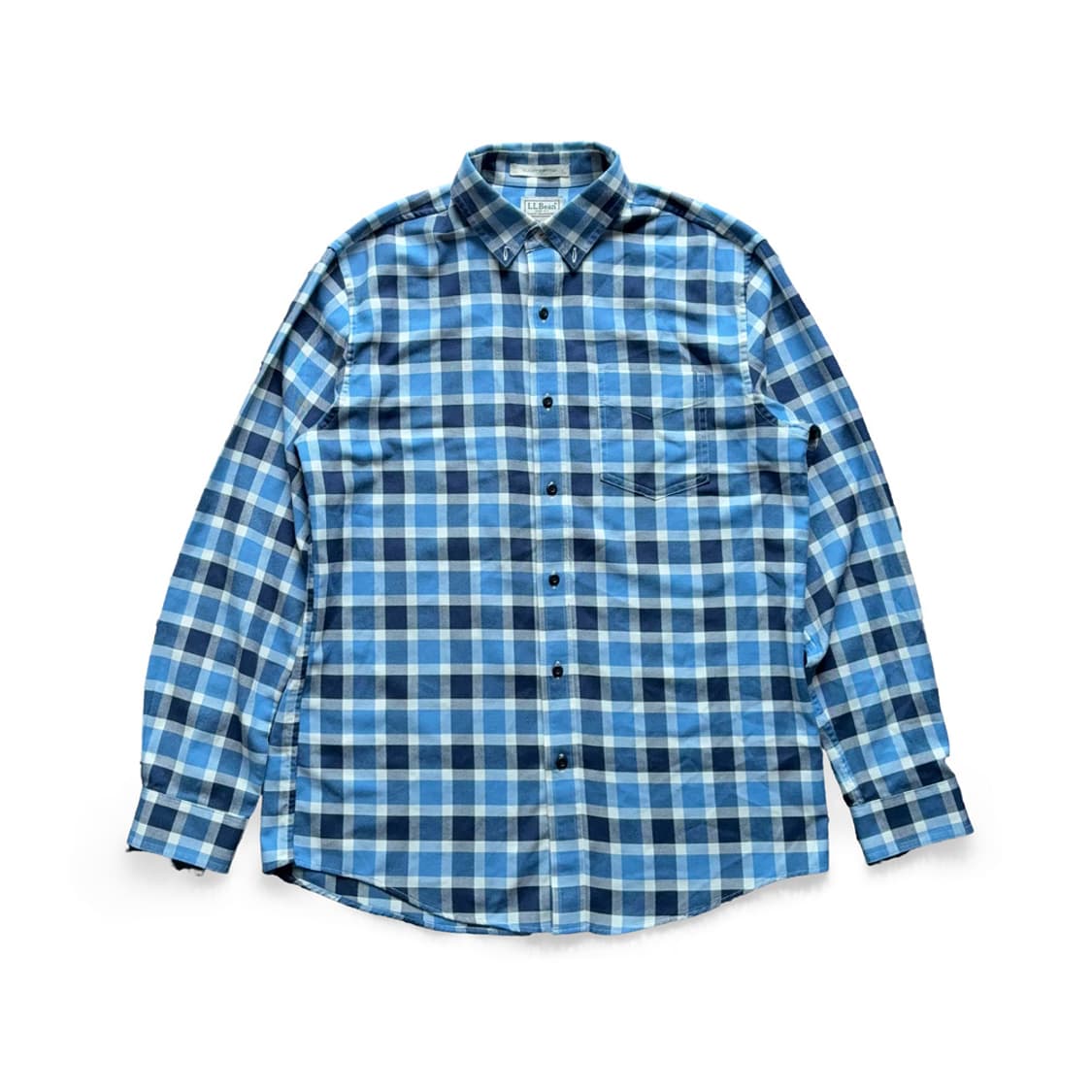 엘엘빈 L.L.Bean 블루 체크 셔츠 상품이미지1