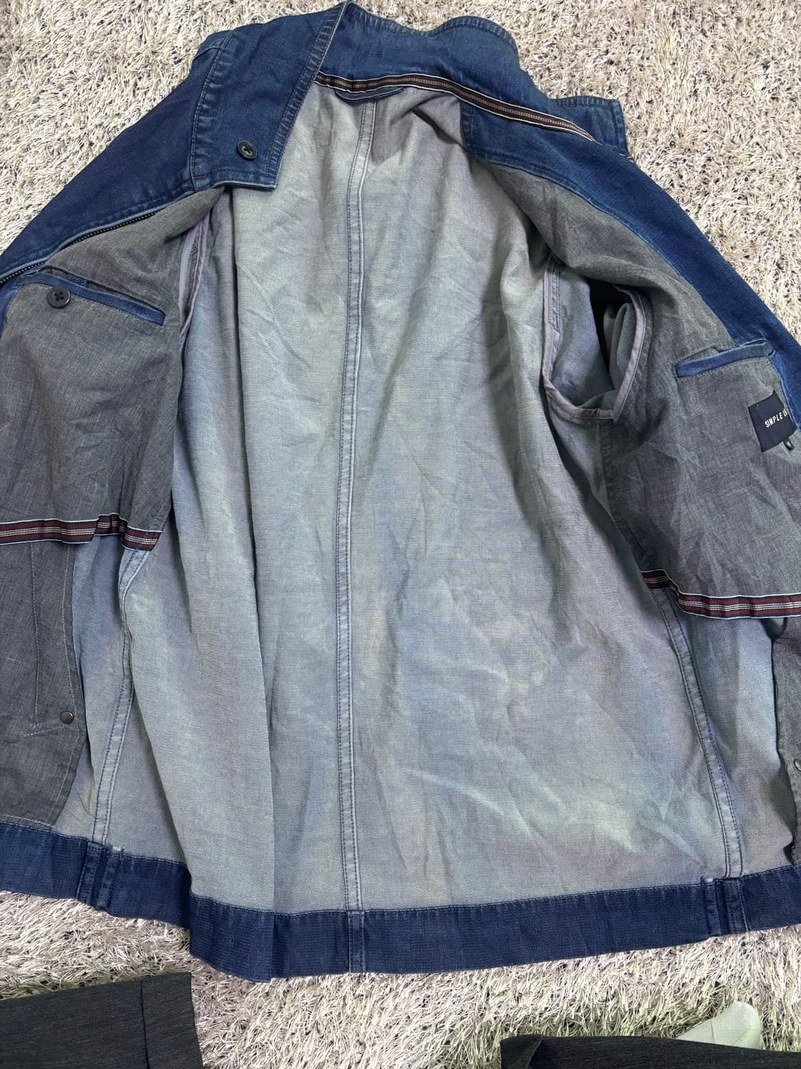 일본판 SIMPLE LIFE 텐셀원단 자켓 사이즈 100-105 상품이미지8