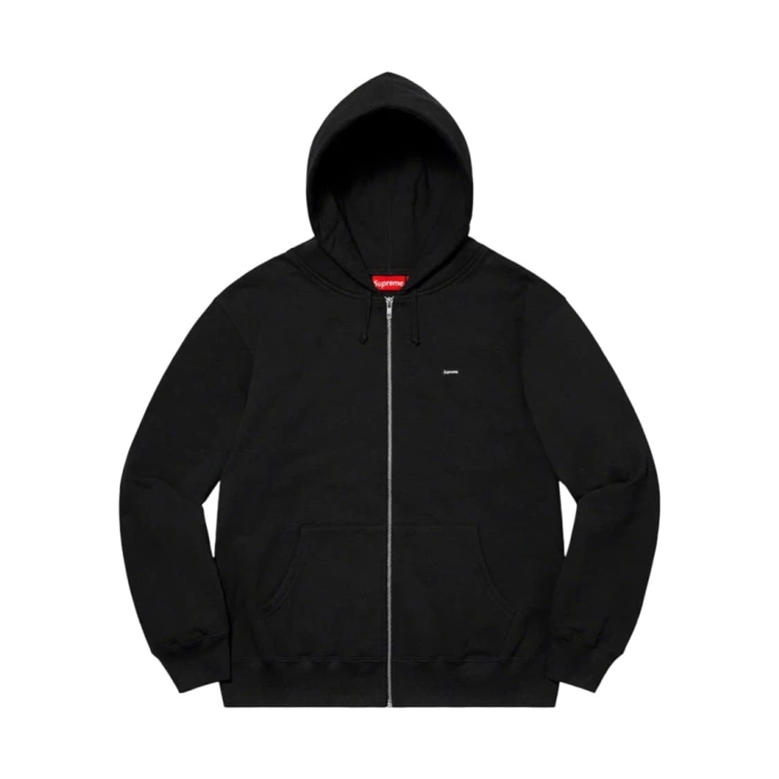 XL 슈프림 스몰 박스로고 후드집업 블랙 상품이미지1