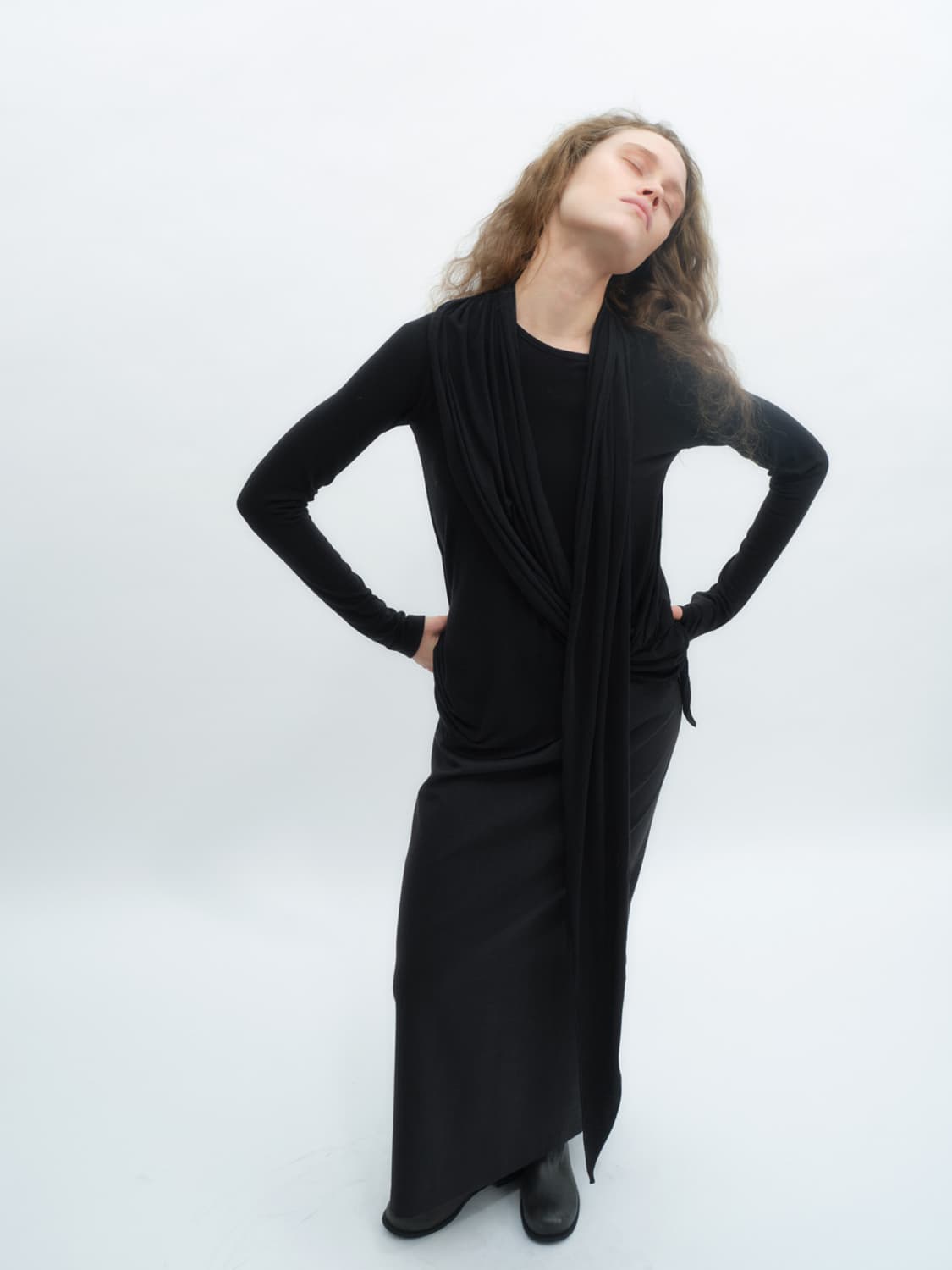 리포스 Repos wrap jersey t-shirt (S) 상품이미지2