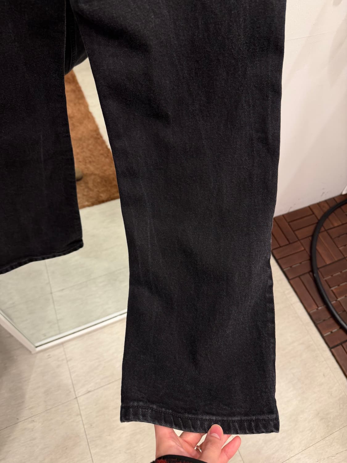 Wrangler 랭글러 흑청 데님 팬츠 (32inch) 상품이미지8