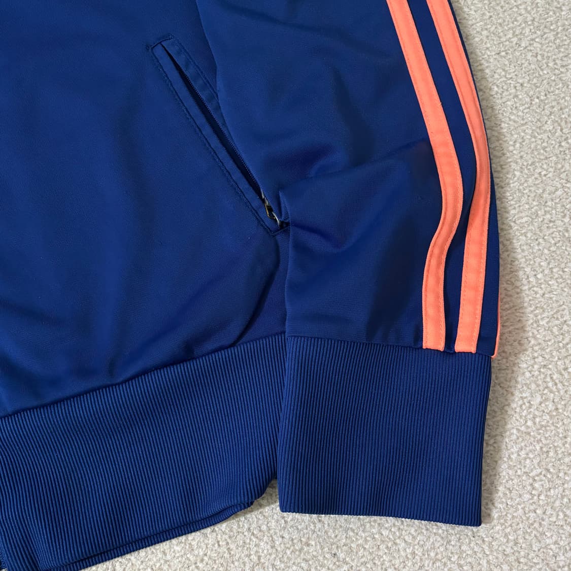 아디다스 블루 스몰로고 트랙탑 져지 상품이미지5