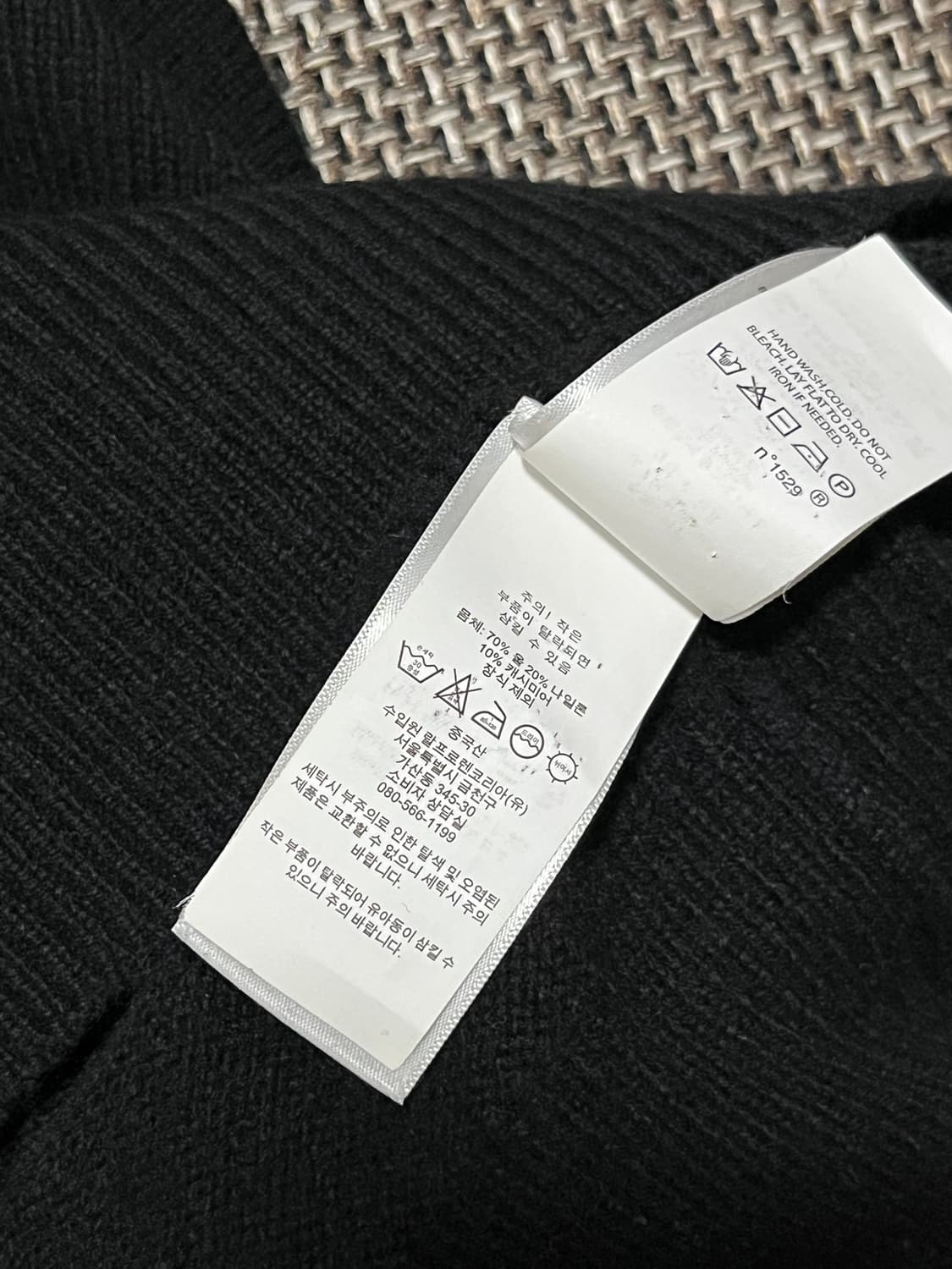 폴로 랄프로렌 블랙 니트 상품이미지6