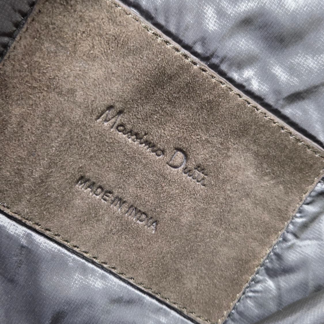 마시모두띠 스웨이드 가죽 후드 패딩 상품이미지2