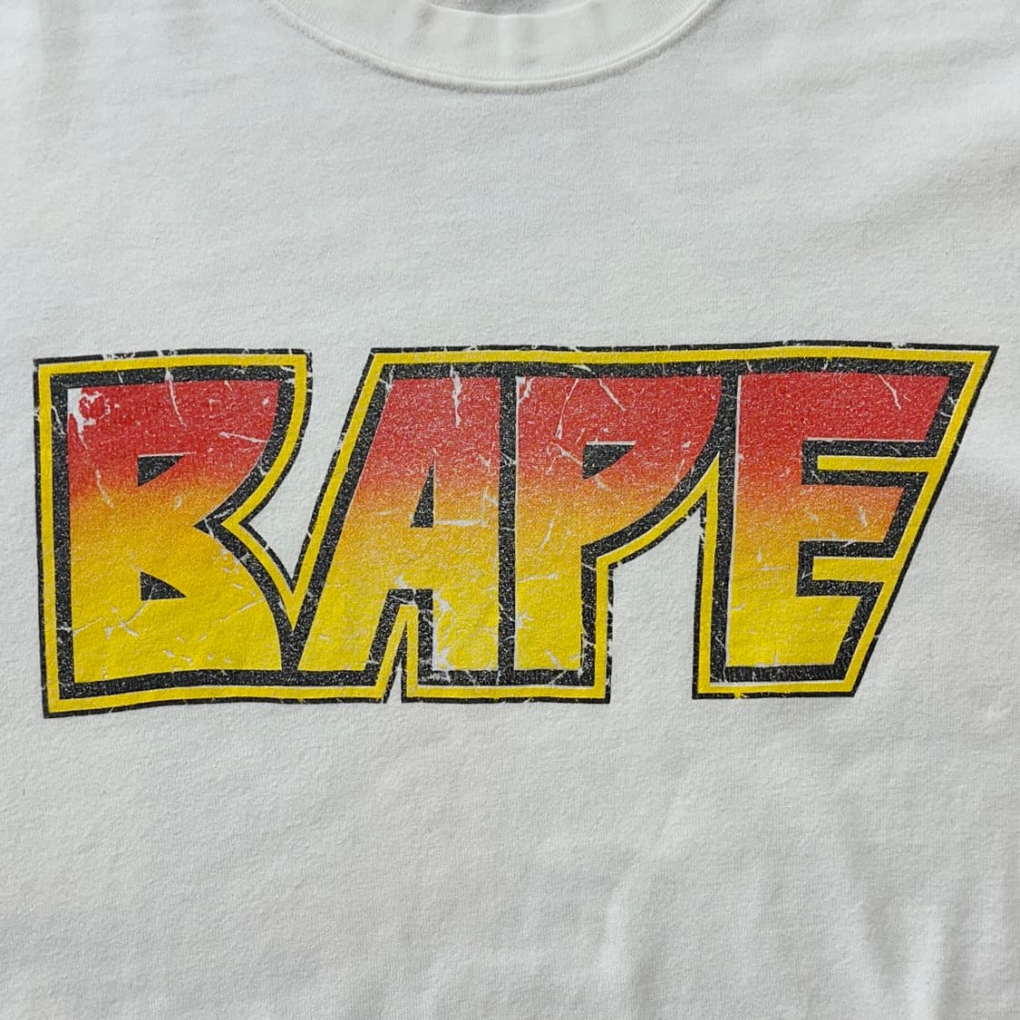 Early 00s 베이프 키스 패러디 롱슬리브 티셔츠 XL 상품이미지4