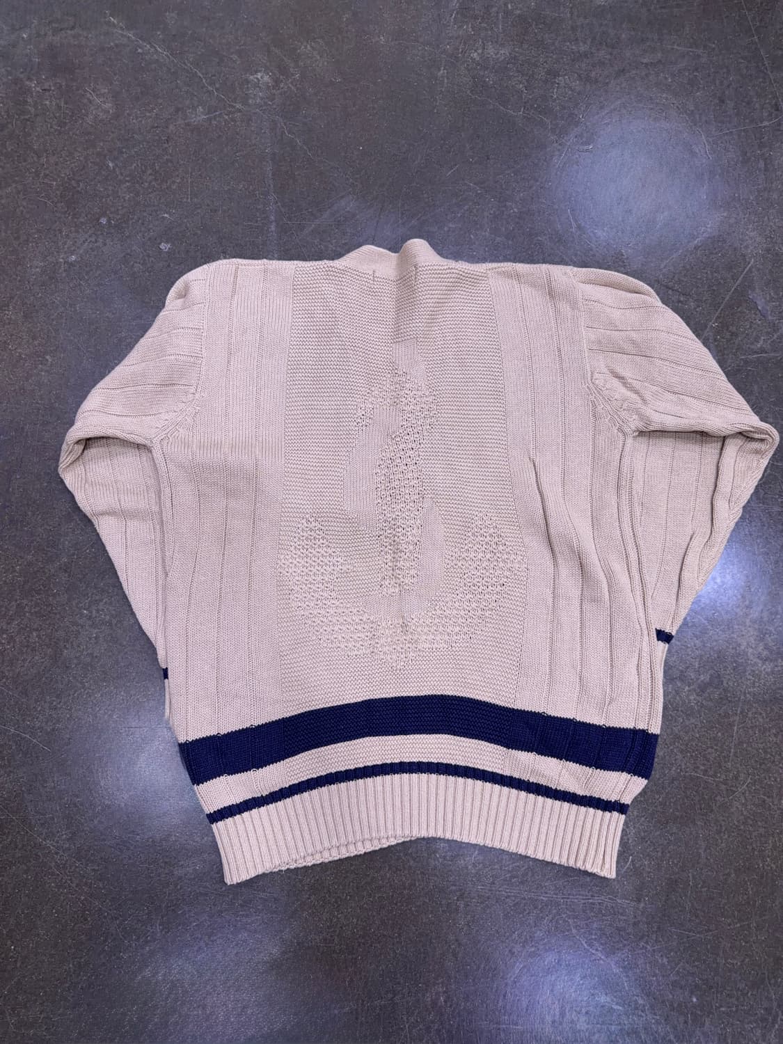 빈폴 골지 V넥 앵커 포인트 가디건 90 상품이미지2