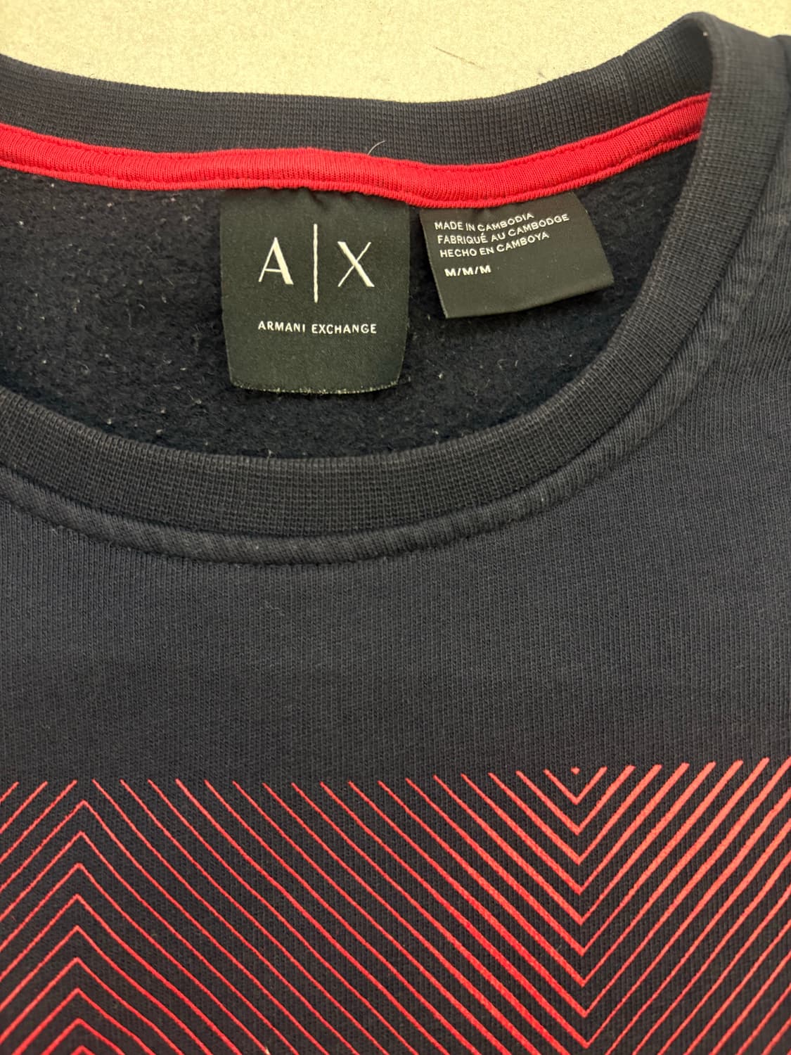 아르마니 익스체인지 맨투맨 상품이미지3