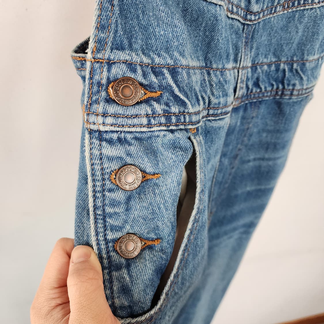 리바이스 데님 오버롤 청멜빵바지 상품이미지3