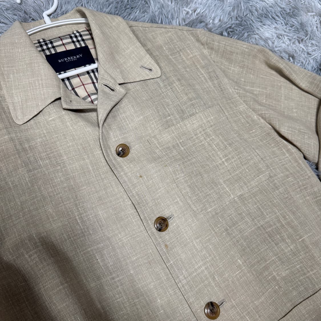 정품) 버버리 봄여름 모 자켓 남성 L사이즈  상품이미지3