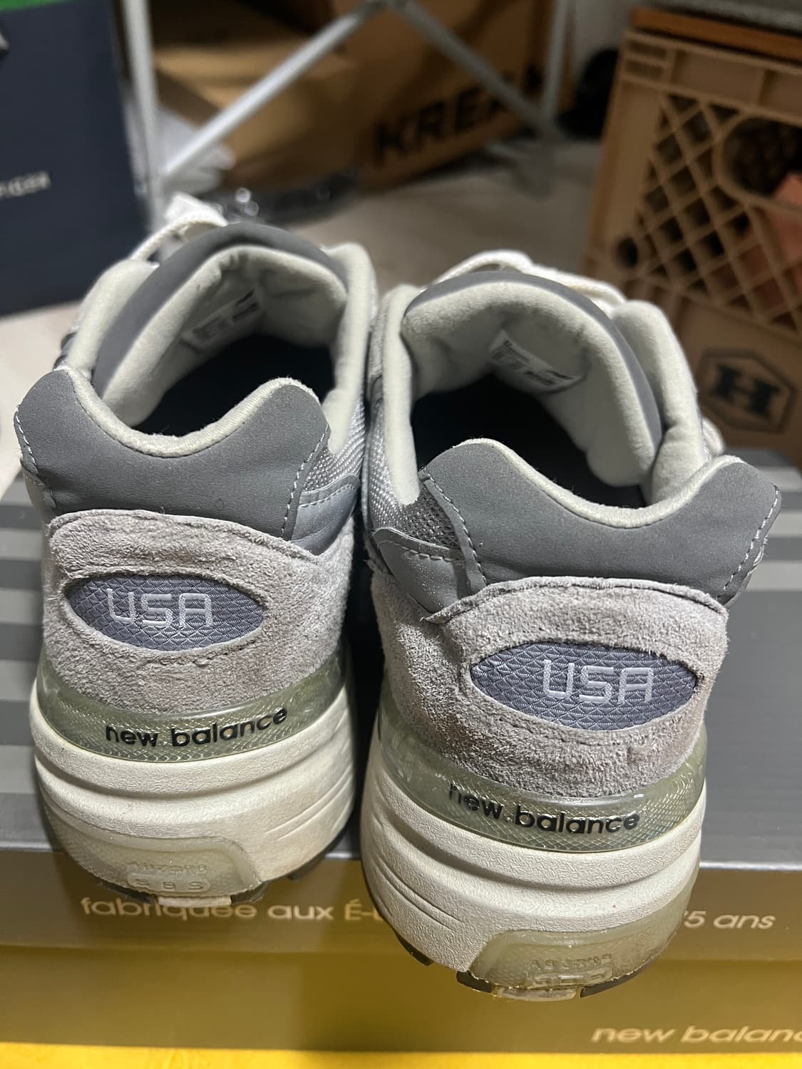 뉴발란스 992 메이드 인 USA 그레이 - D 스탠다드 상품이미지3