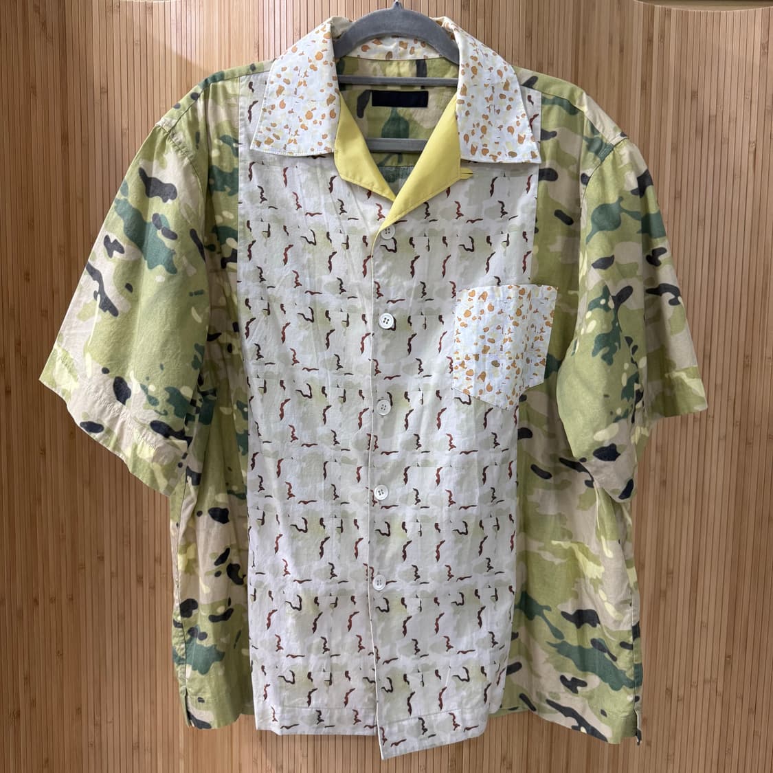 Prada floral camp 카모 반팔 셔츠 상품이미지2