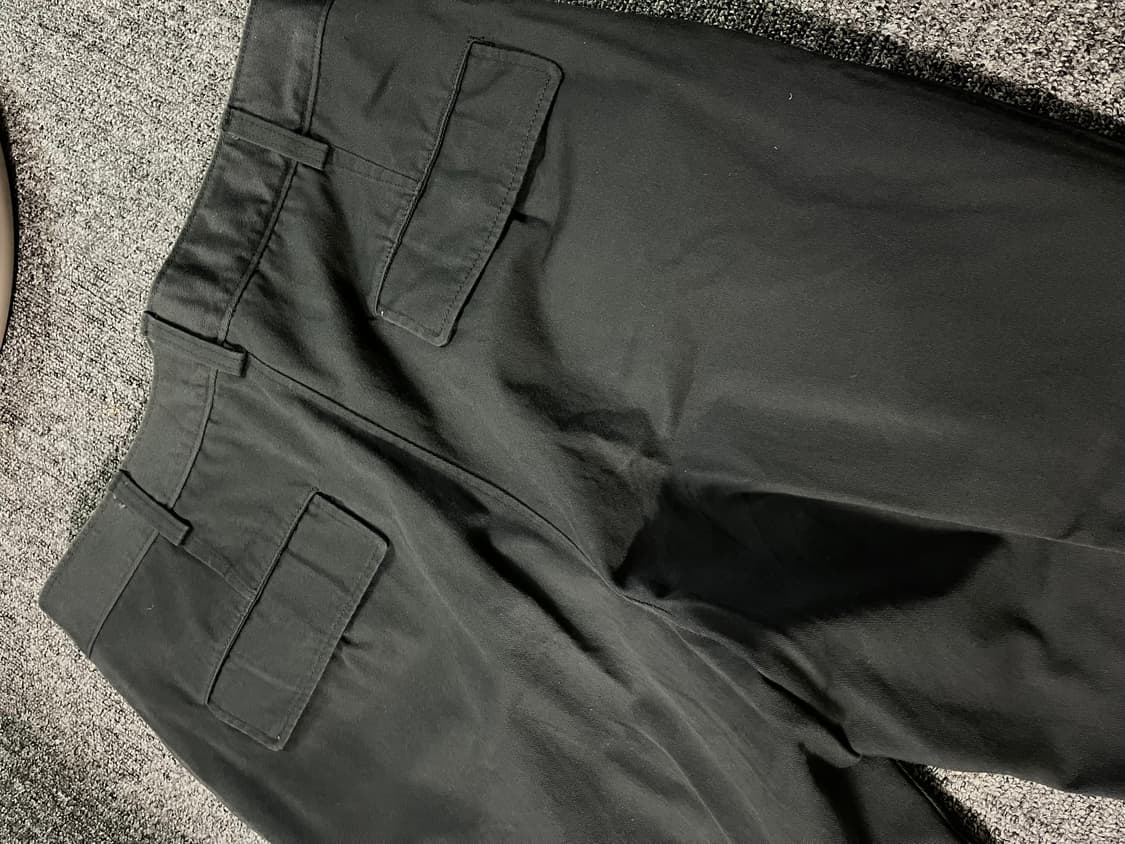 유니클로U 코튼 원턱 팬츠 그레이 상품이미지2