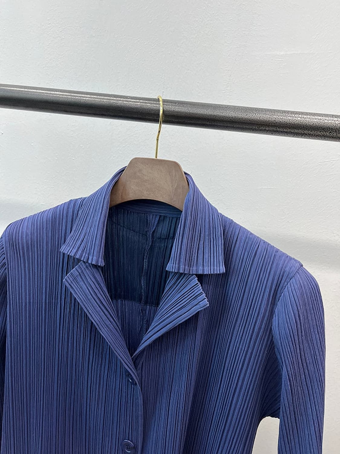 여) 플리츠플리즈 미스티퍼플 가디건 상품이미지5