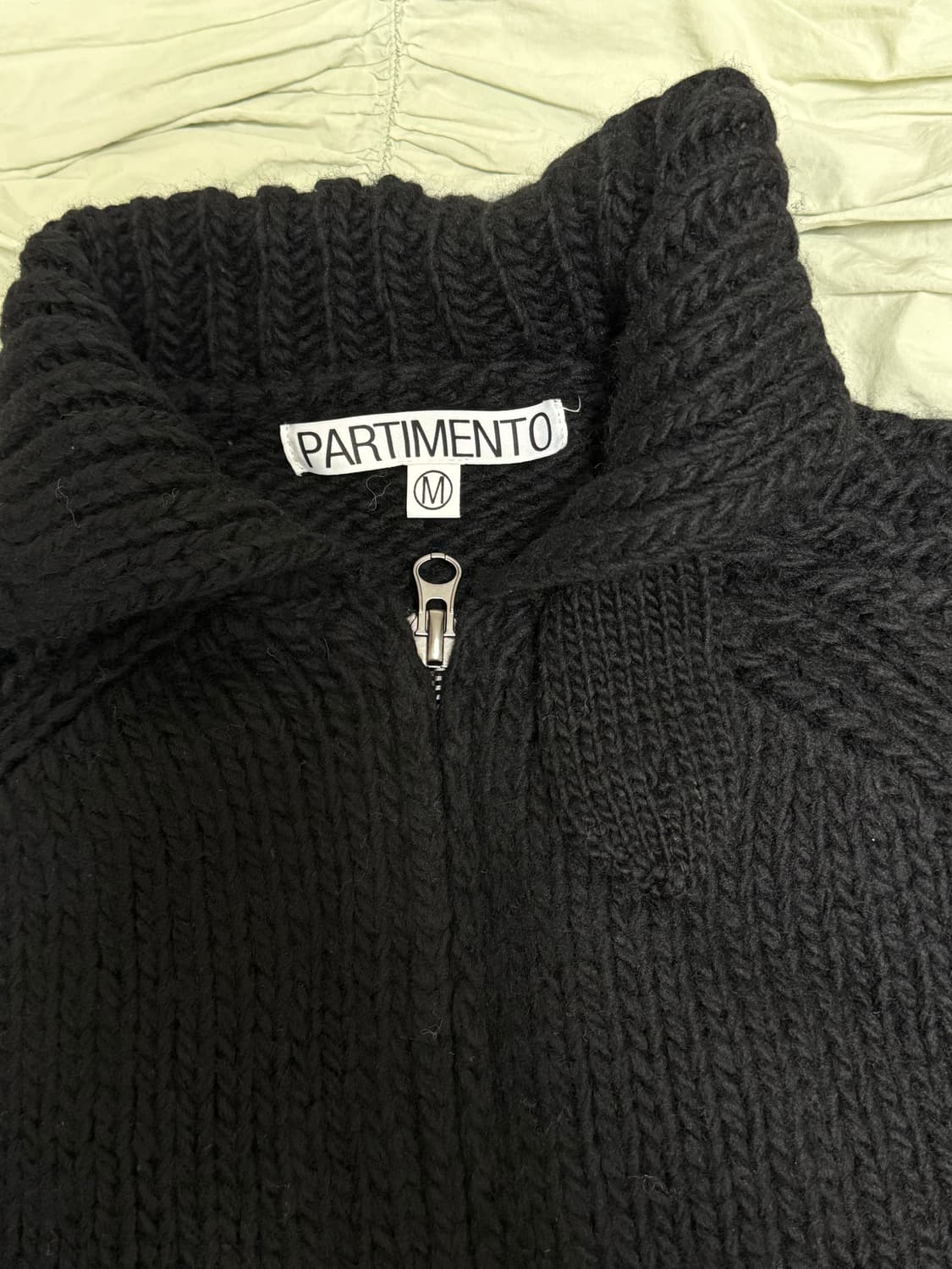 파르티멘토 울 집업 자켓 남녀공용 상품이미지3