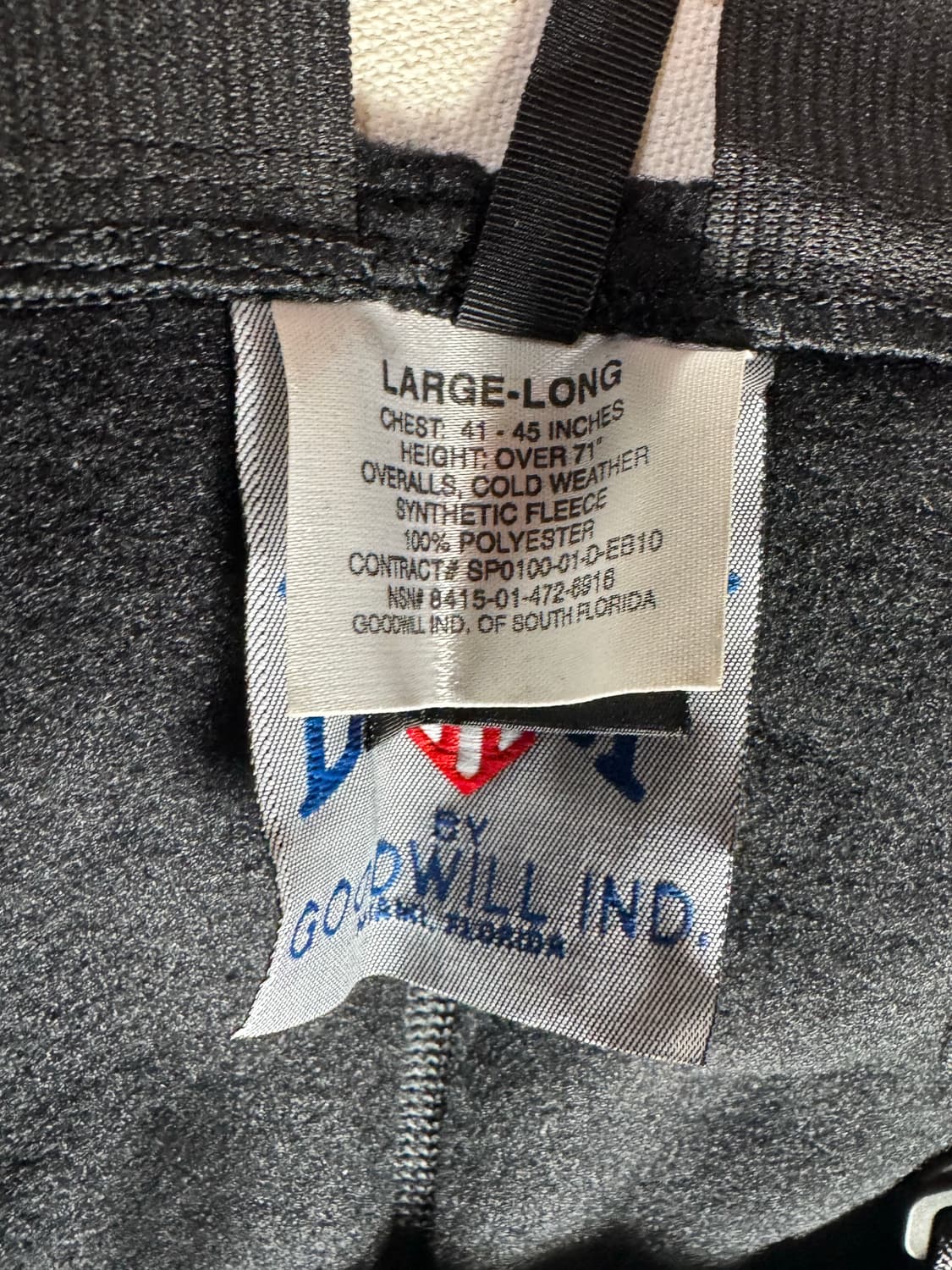 밀리터리 DSCP 폴라텍 200 플리스 방한용 오버올 상품이미지3