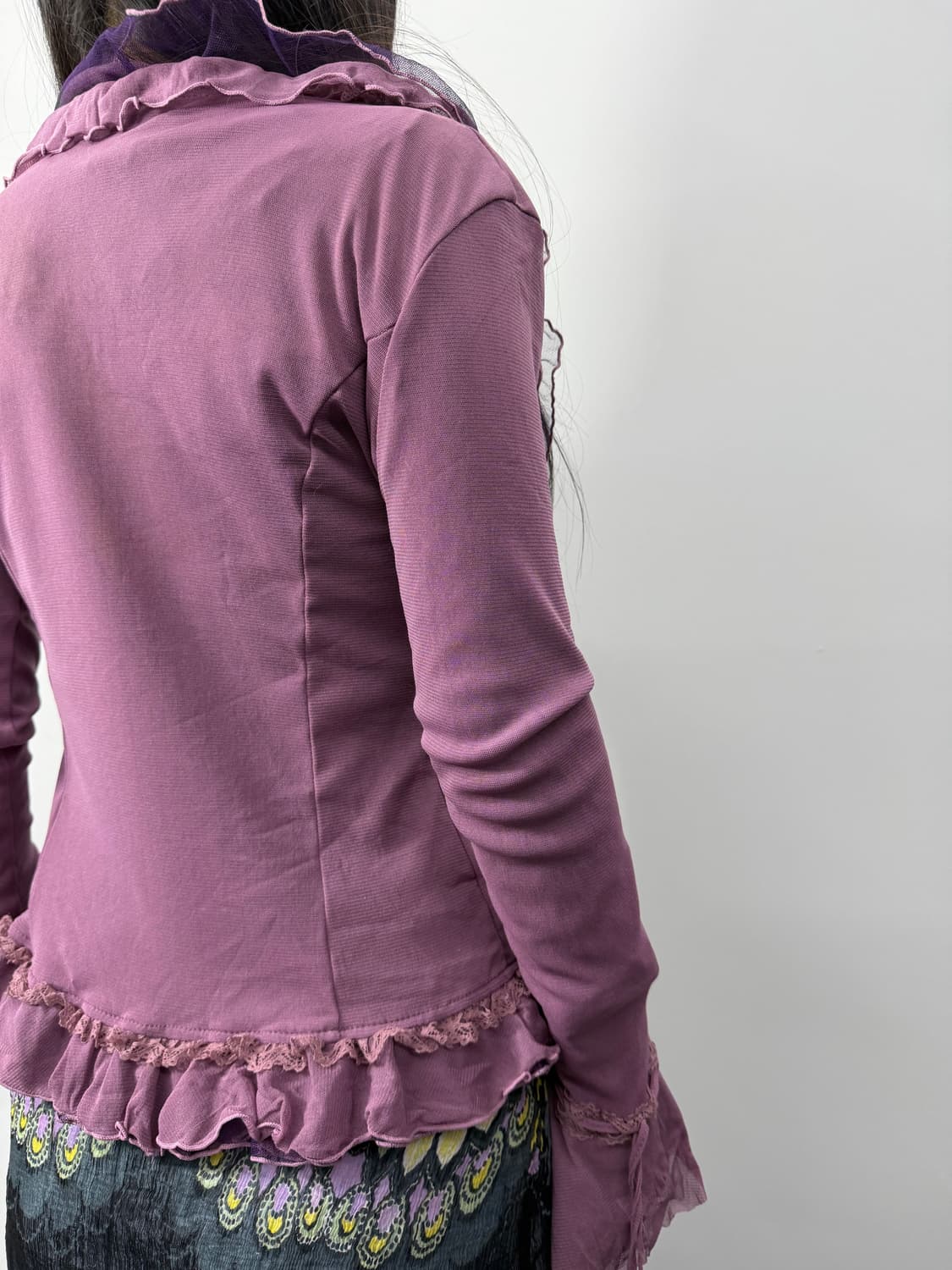 Ozz Oneste shirring cardigan 상품이미지4