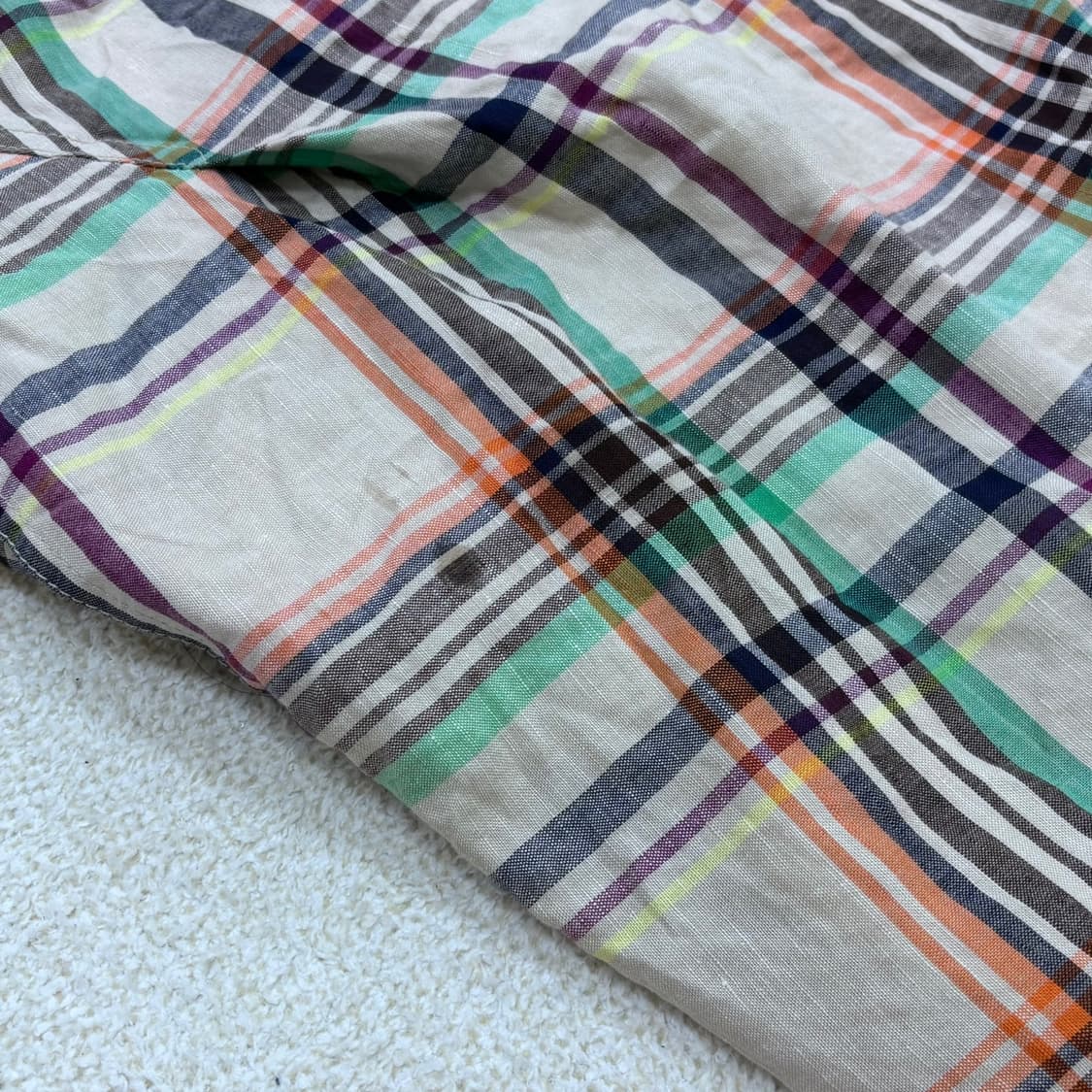 95-165 헤지스 체크 셔츠 원피스 0416E 상품이미지5