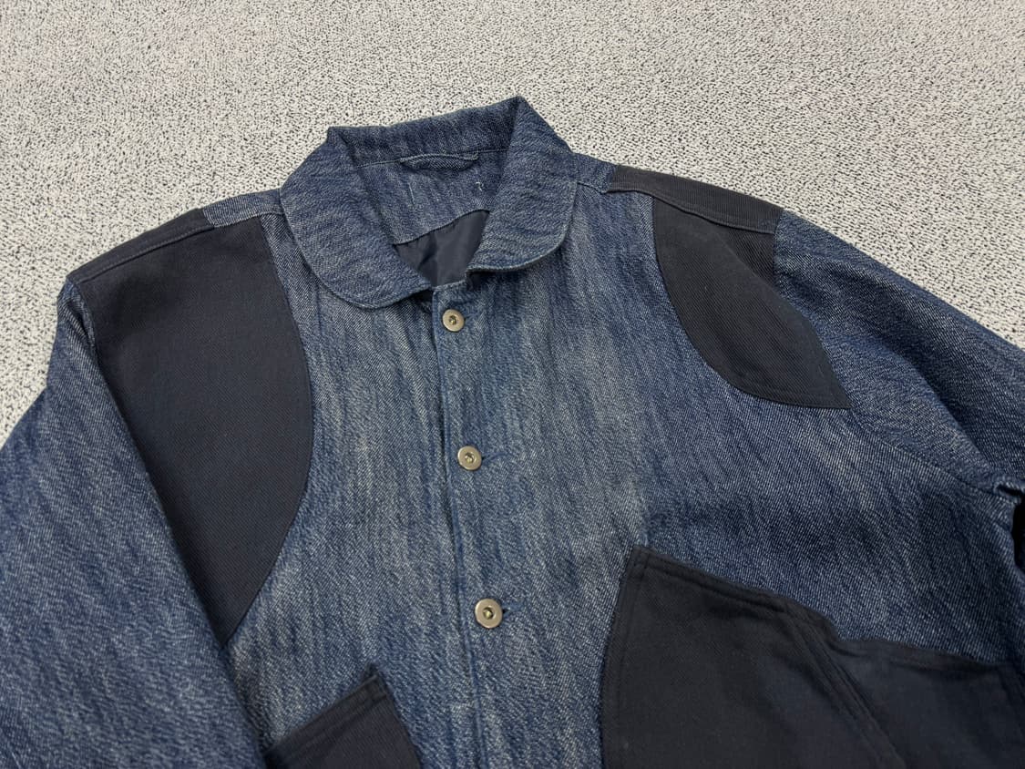 빈티지 인디고 데님 블루종 상품이미지3